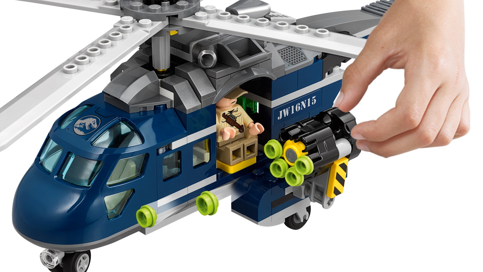 LEGO Jurassic World: Blue's Helicopter Pursuit (75928) image