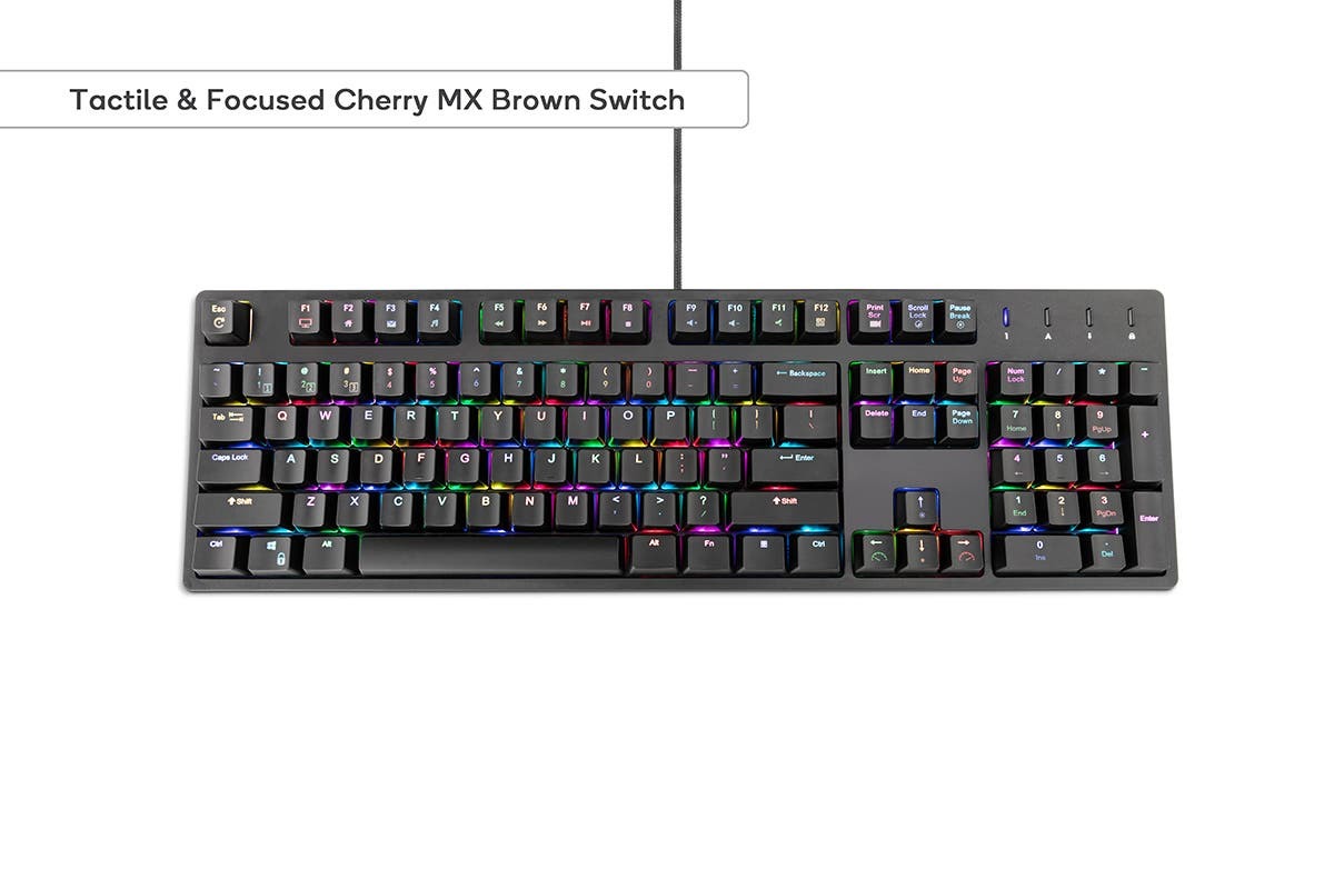 Kogan FullRGB Cherry MX Mechanical Keyboard (Brown Switch) Buy Now
