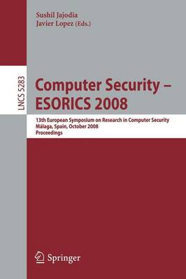 Computer Security - ESORICS 2008 image