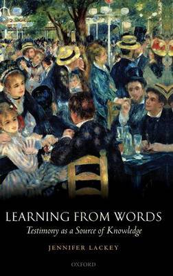 Learning from Words by Jennifer Lackey image