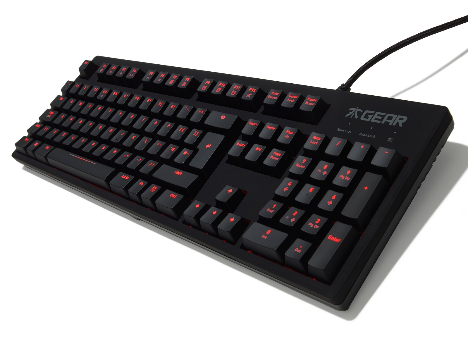 Fnatic Rush Pro Gaming Keyboard - Cherry MX Blue for PC Games image