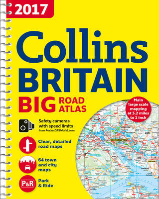 2017 Collins Big Road Atlas Britain by Collins Maps image