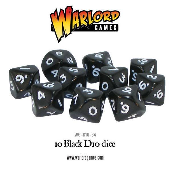 D10 Dice Pack - Black (10) image