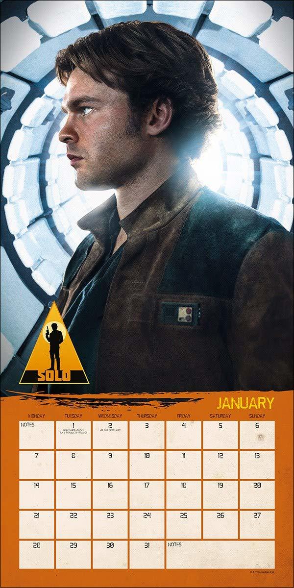 Han Solo Movie 2019 Square Wall Calendar image