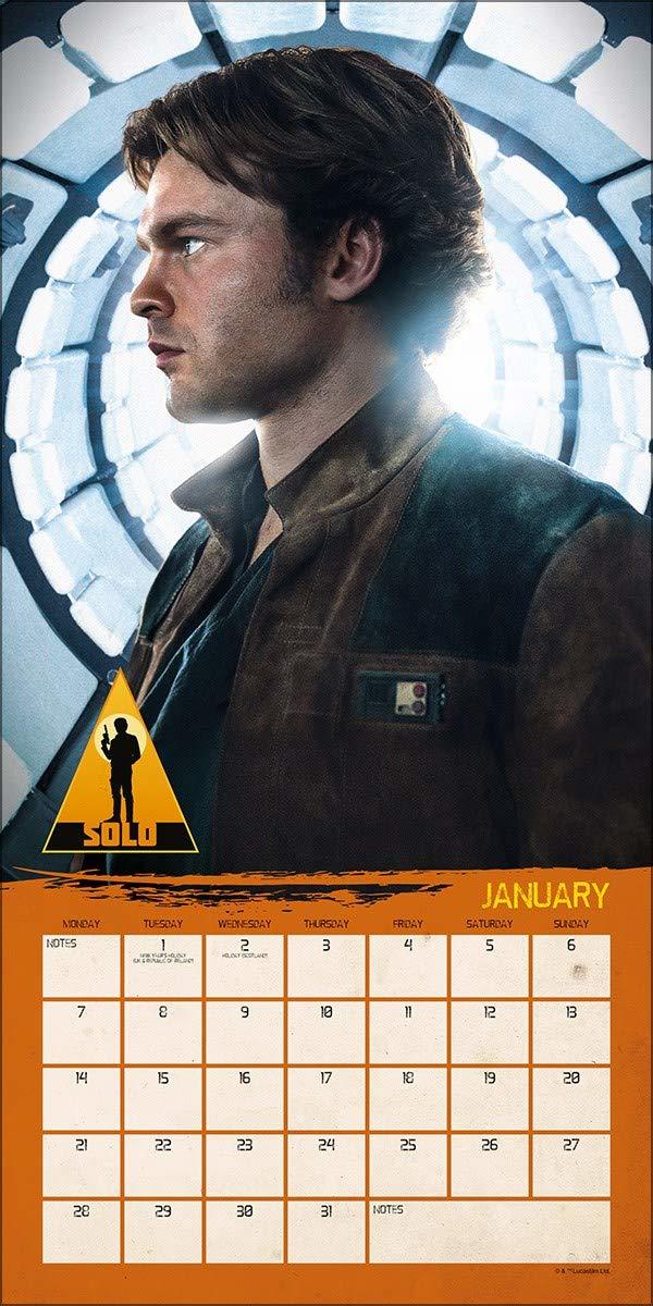 Han Solo Movie 2019 Square Wall Calendar