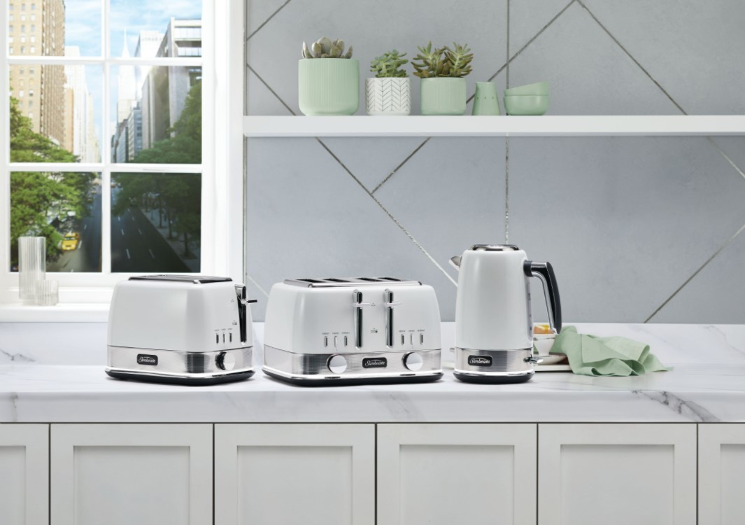 Buy Sunbeam New York Collection 4 Slice Toaster White Silver at
