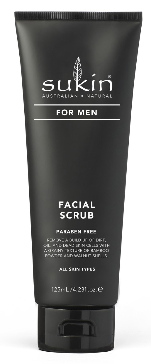 sukin facial cleanser for men