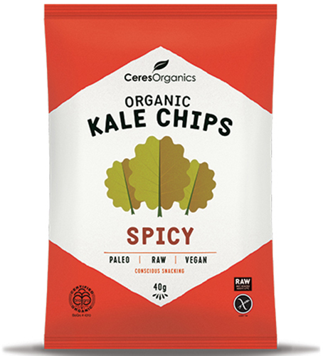 Ceres Organics Kale Chips Spicy 40g image