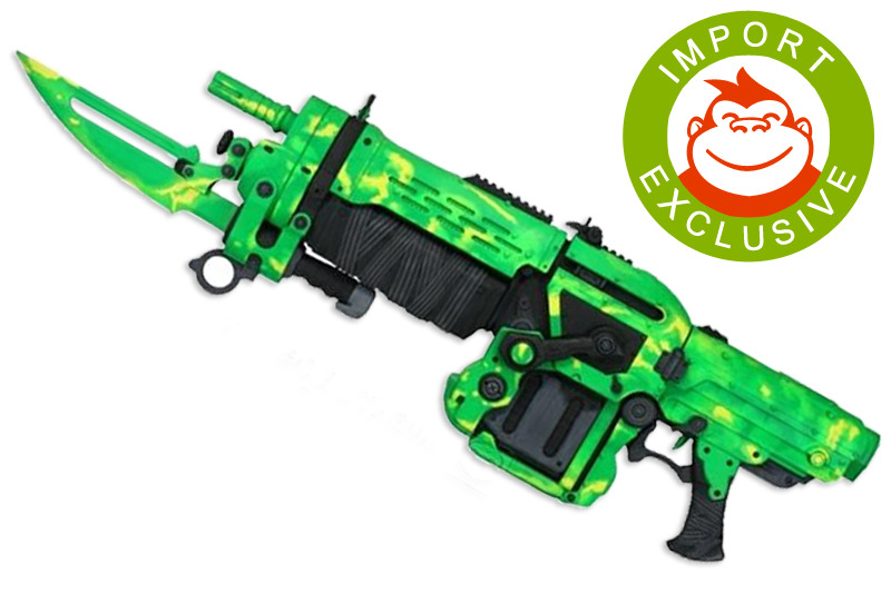 Lifesized Gears of War Lancer Replica "Electric Green" Edition (NZ