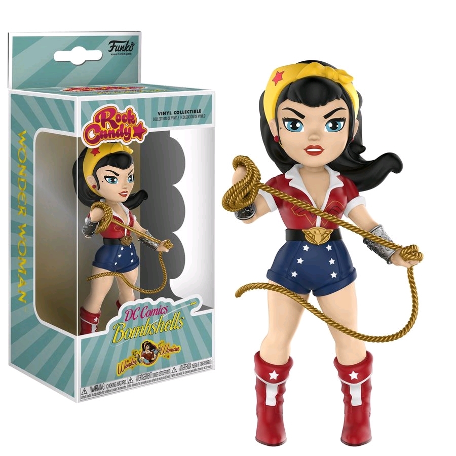DC Bombshells - Wonder Woman Rock Candy Vinyl Figure image