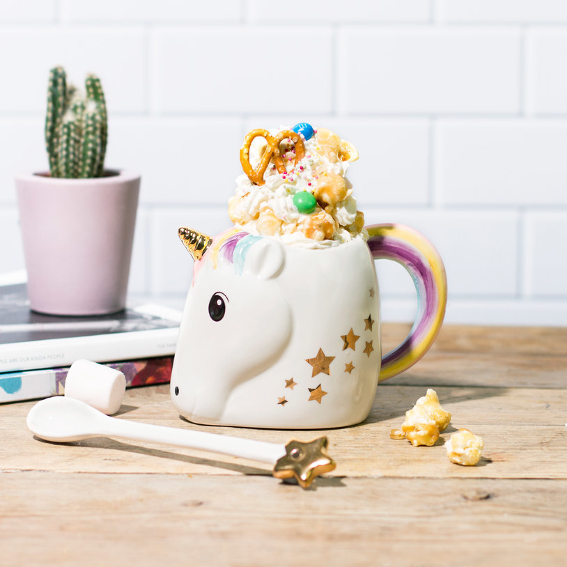 Magical Unicorn Mug and Wand Spoon