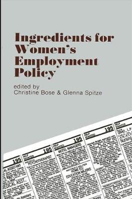 Ingredients for Women's Employment Policy image