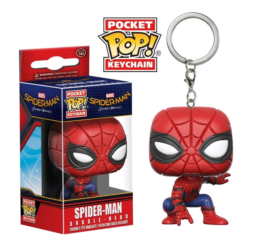 Marvel - SpiderMan: Homecoming - SpiderMan Pop! Keychain image