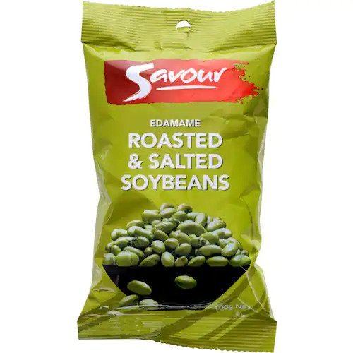 Savour Edamame Roasted Soy Beans 100g (12 Pack) at Mighty Ape NZ