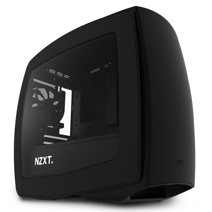 NZXT Manta Mini-ITX Case - Black/Black image