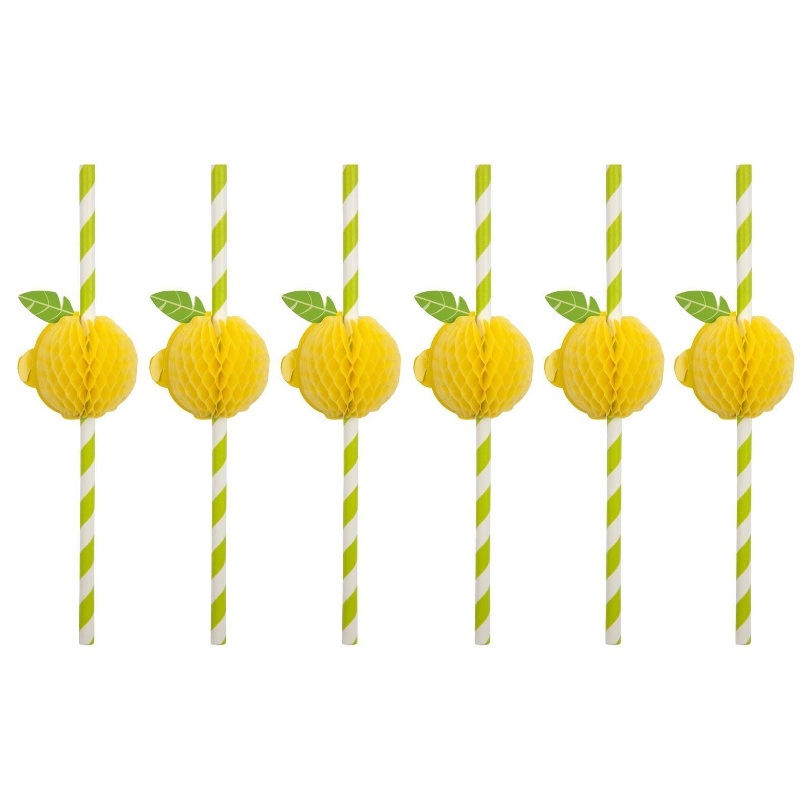 Sunnylife Straws Lemon at Mighty Ape NZ