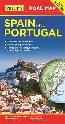 Philip's Spain and Portugal Road Map image