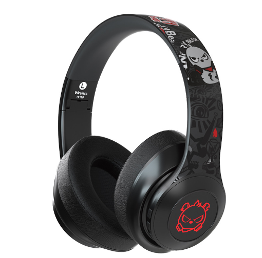 Wireless Bluetooth Headset – with Microphone – Black