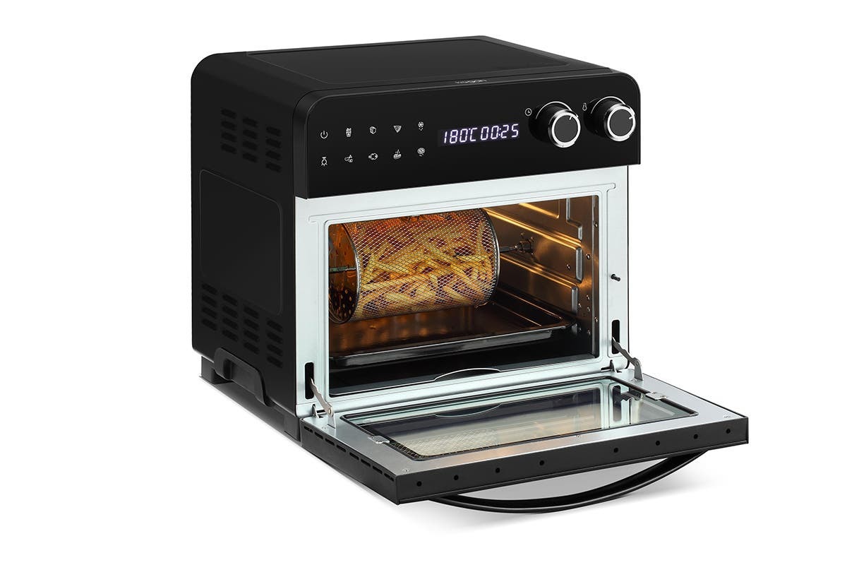Kogan 23L 1700W Digital Air Fryer Oven Black at Mighty Ape NZ