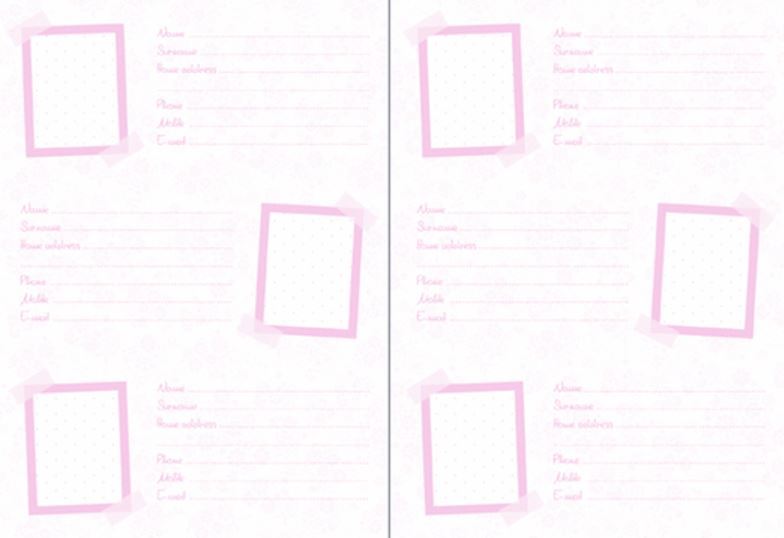 Miss Modeline Address Book image