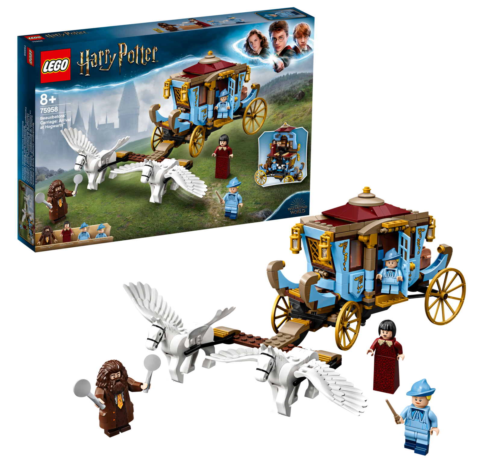 LEGO: Harry Potter - Beauxbatons' Carriage: Arrival at Hogwarts (75958)