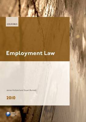 Employment Law: LPC Guide: 2010 by James A. Holland image