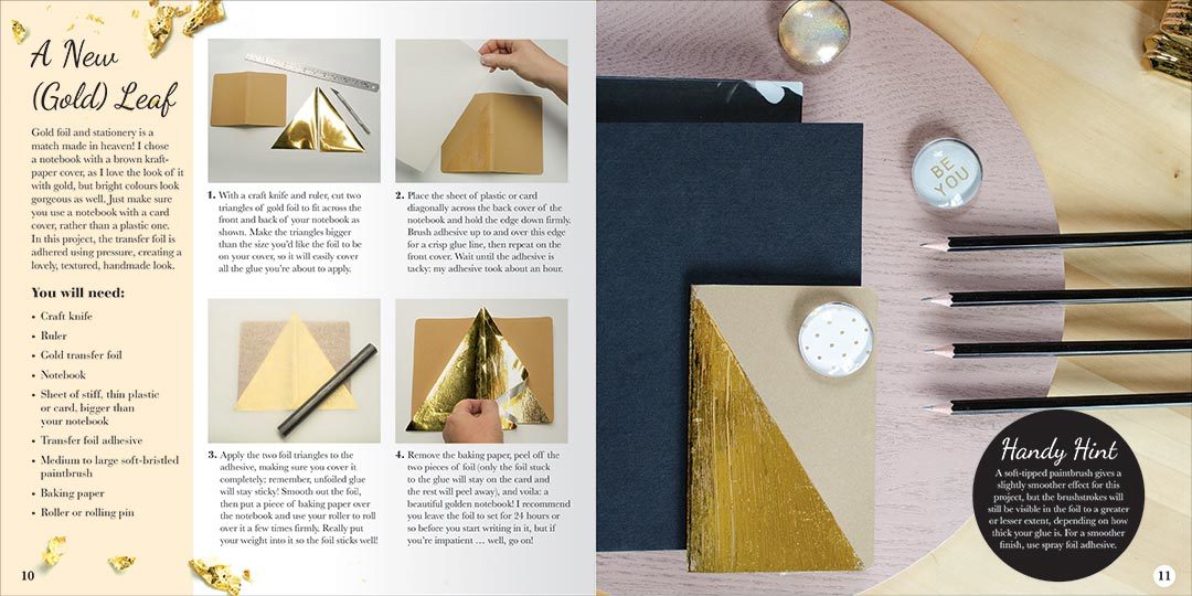Hinkler: Create Your Own - Gold-leaf Craft Kit image