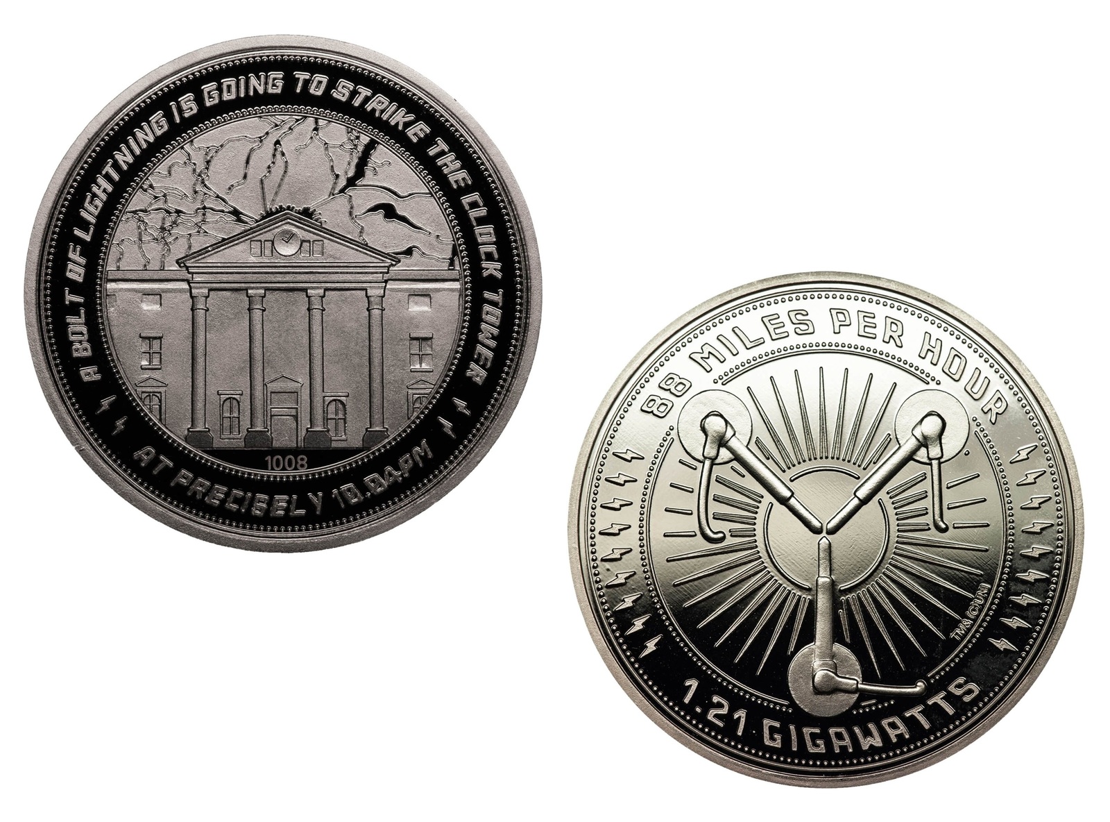 Back to the Future: Collectible Coin - Clock Tower (Silver Edition) image