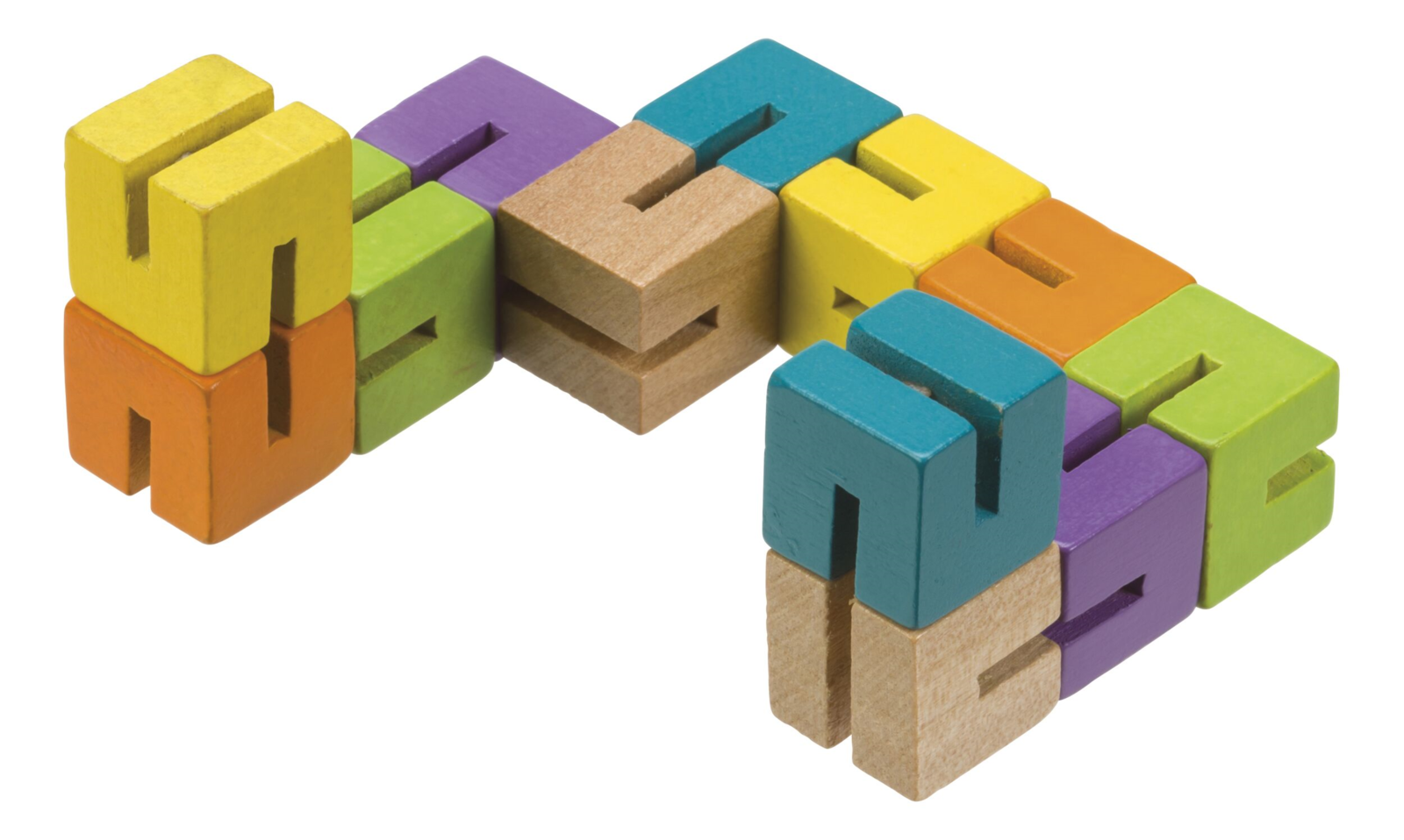 Toysmith: Neato - Wood Fidget Puzzle (Assorted Colour)