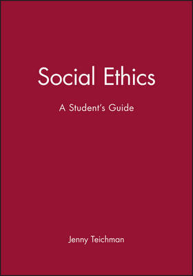 A Social Ethics by Jenny Teichman image