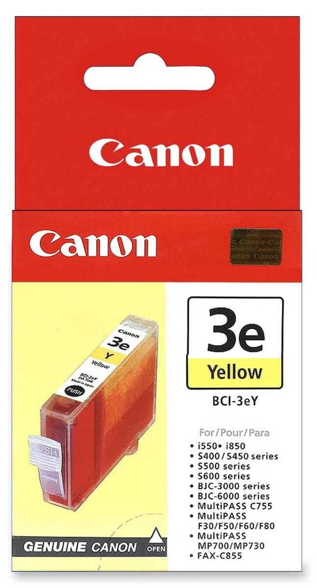 Canon Ink Cartridge BCI-3EY Yellow