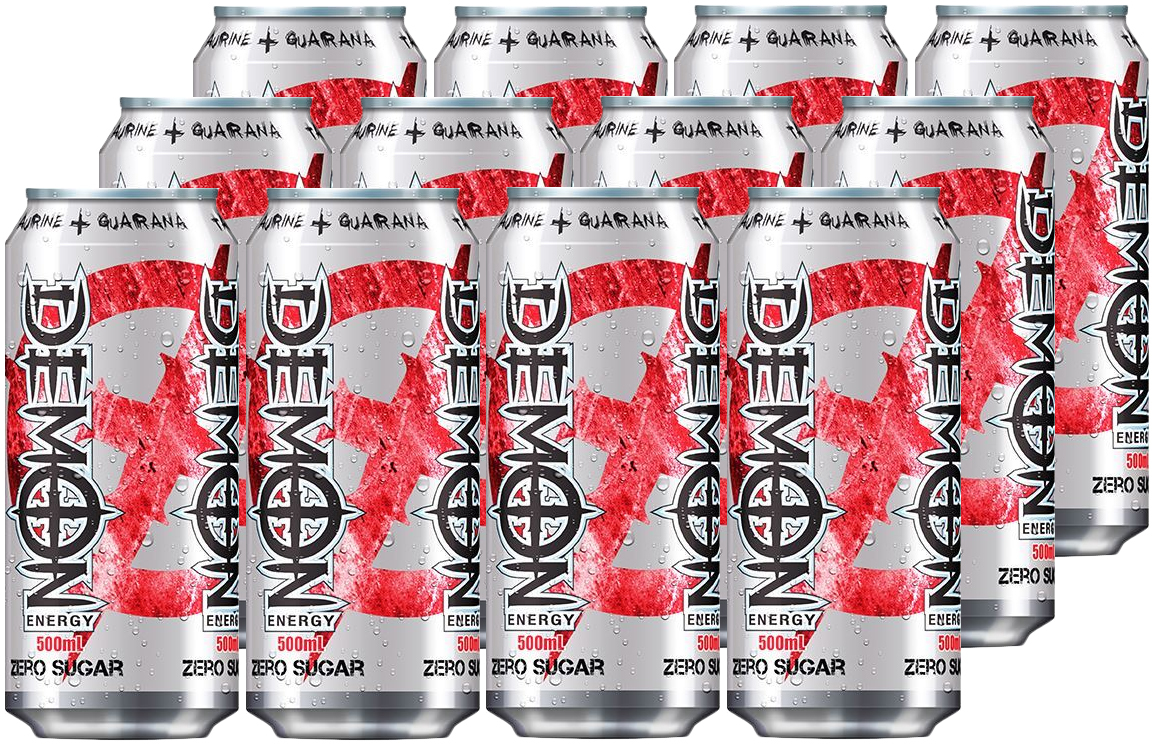 Demon Energy Zero Sugar 500ml (12 Pack) image