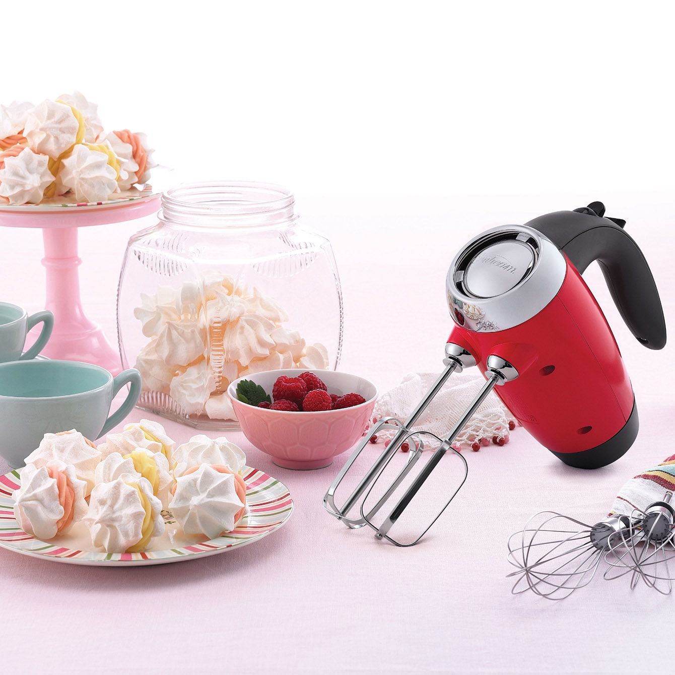 Buy Sunbeam Mixmaster Hand Mixer Toffee Apple Red at Mighty Ape NZ