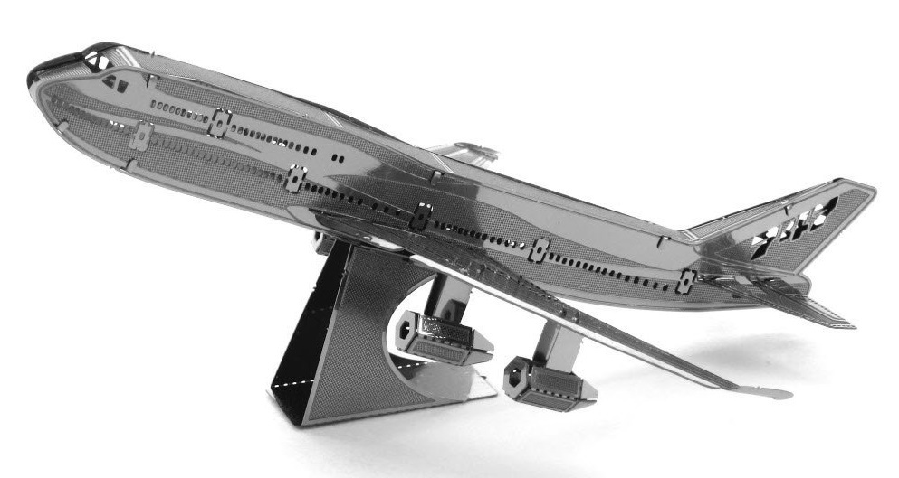 Metal Earth: Boeing 747 Commercial Jet - Model Kit image