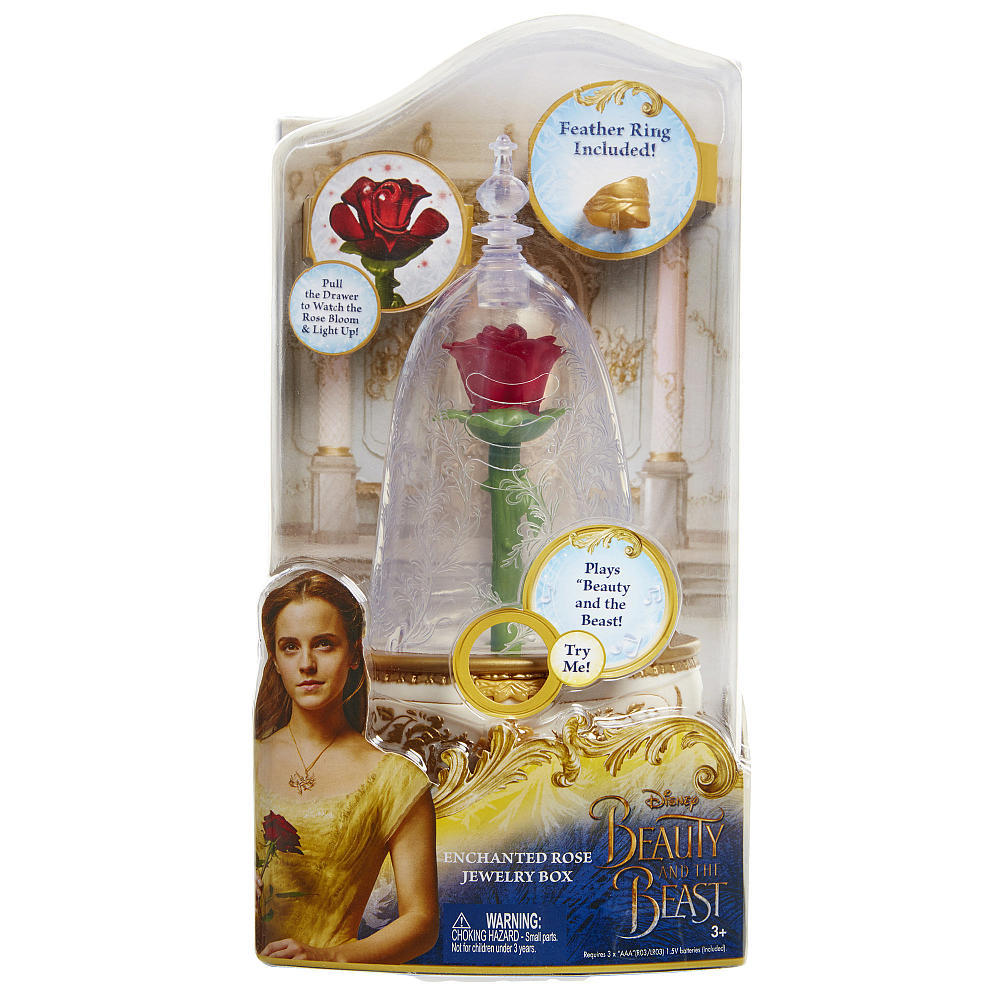 Disney's Beauty and Beast: Enchanted Rose Jewellery Box