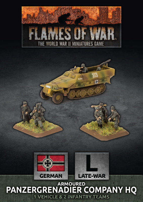 Flames of War: Panzergrenadier Company HQ