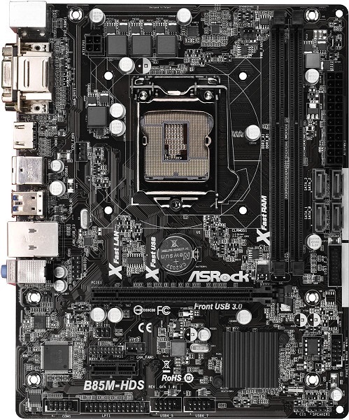 ASRock B85M HDS Intel Motherboard | at Mighty Ape NZ