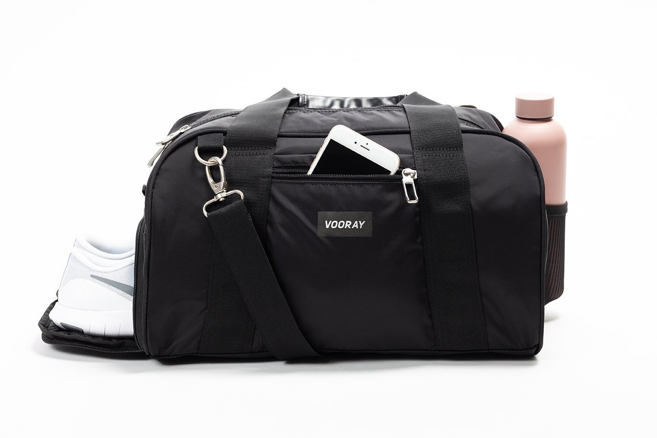 Vooray: Burner Gym Duffel - Black Nylon image