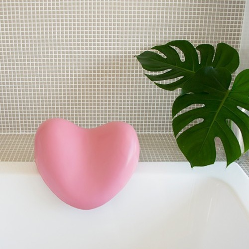 Bath Pillow Heart - Pink