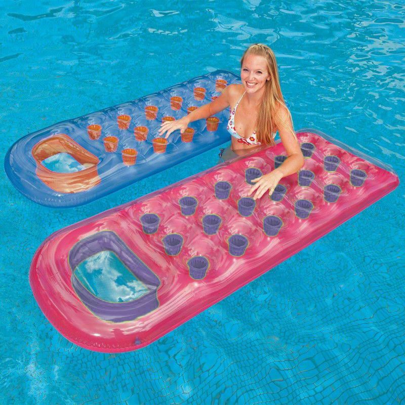Intex Inflatable Suntanner Pool Float Pink at Mighty Ape NZ
