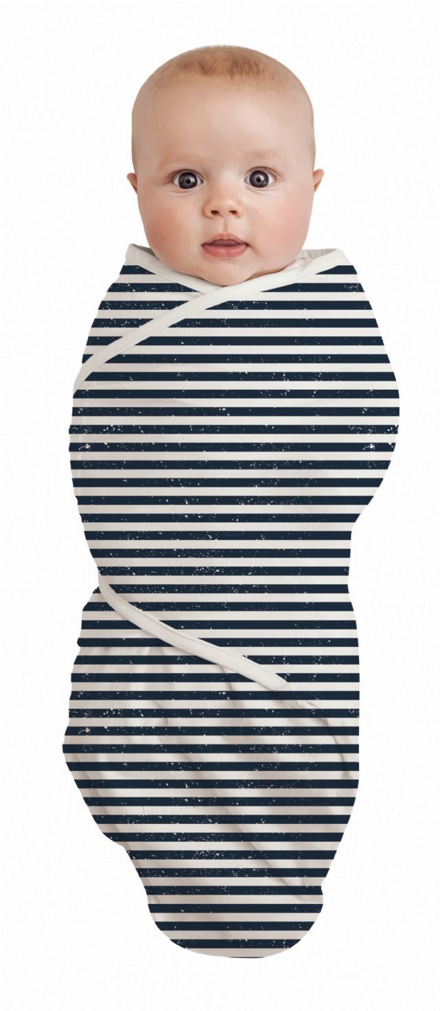 Baby Studio: Cotton Swaddlewrap - Stripes (Small) image