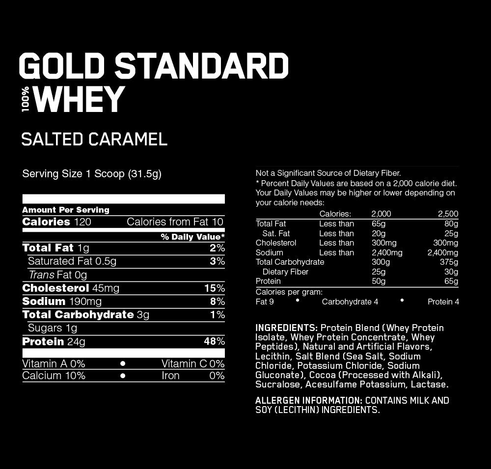 Optimum Nutrition Gold Standard 100% Whey - Salted Caramel (2.27kg) image