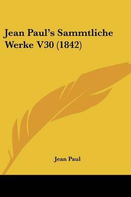 Jean Paul's Sammtliche Werke V30 (1842) image