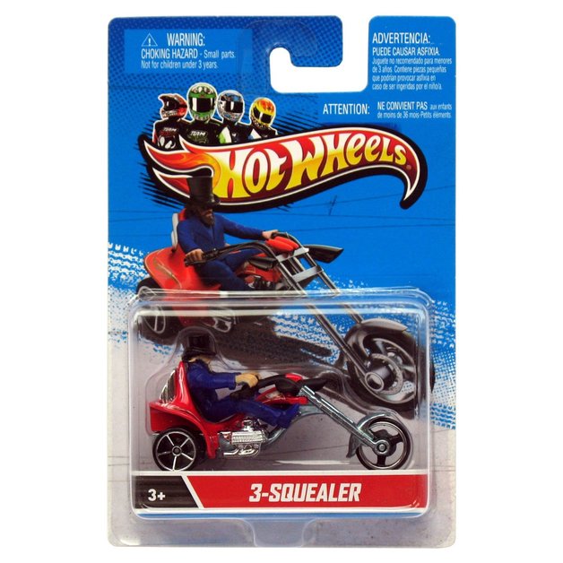 Hot Wheels Motorcycle With Rider Action Figure