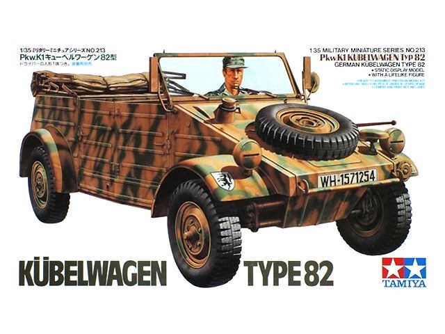 Tamiya 1/35 German Kubelwagen Type 82 - Model Kit image