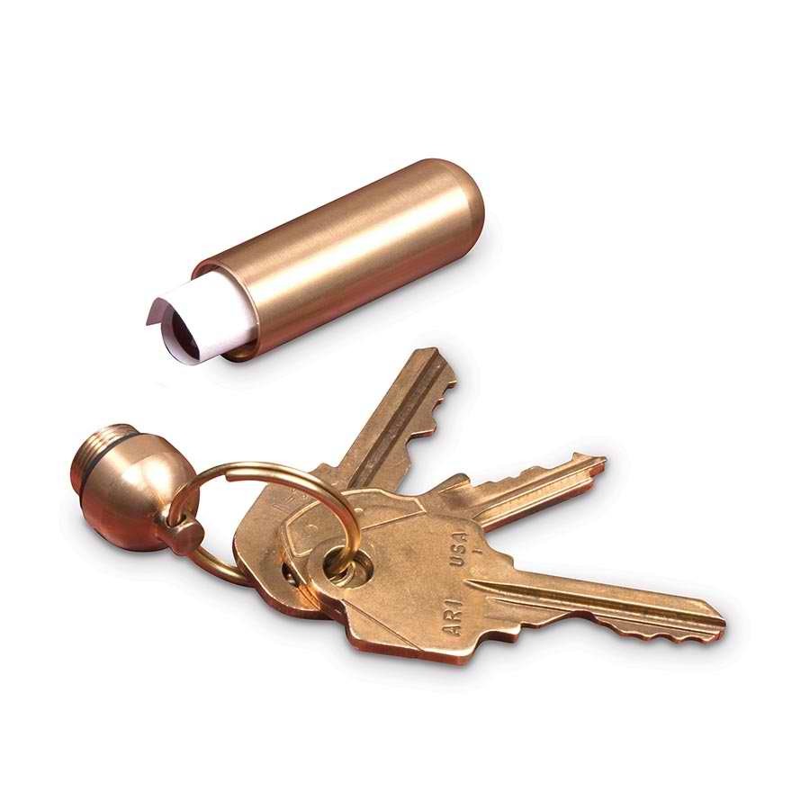 Everyday Carry Brass Keyring (Assorted Designs)