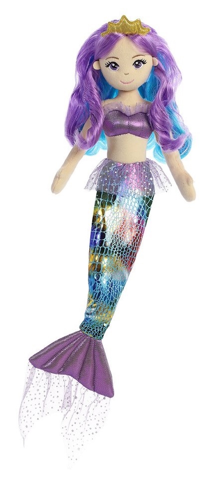 Rainbow Violet - 18" Mermaid Plush image