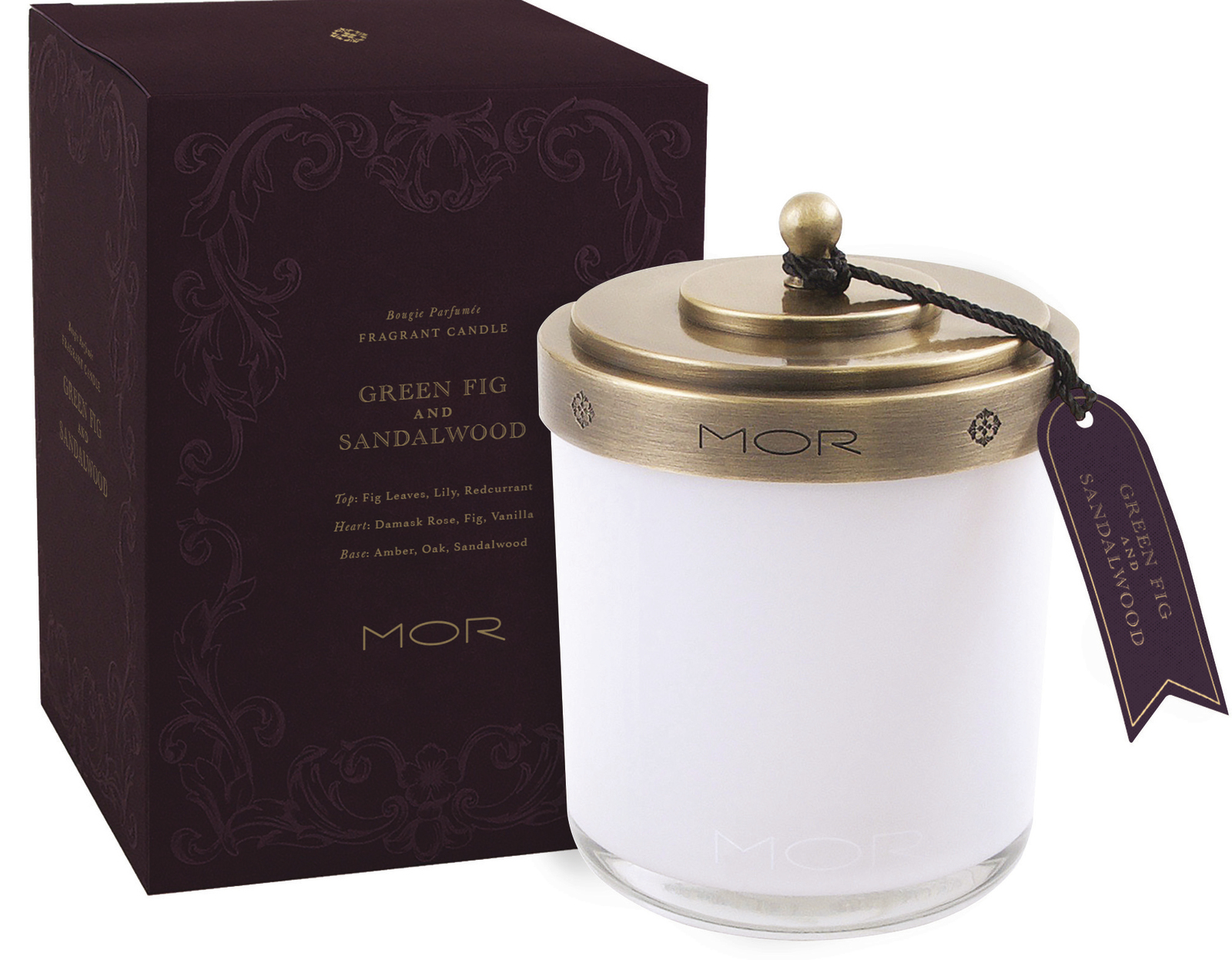 MOR Fragrant Candle Green Fig & Sandalwood at Mighty Ape NZ