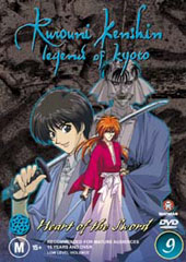 Rurouni Kenshin - V9 - Heart Of The Sword on DVD Rurouni Kenshin - V9 - Heart Of The Sword on DVD