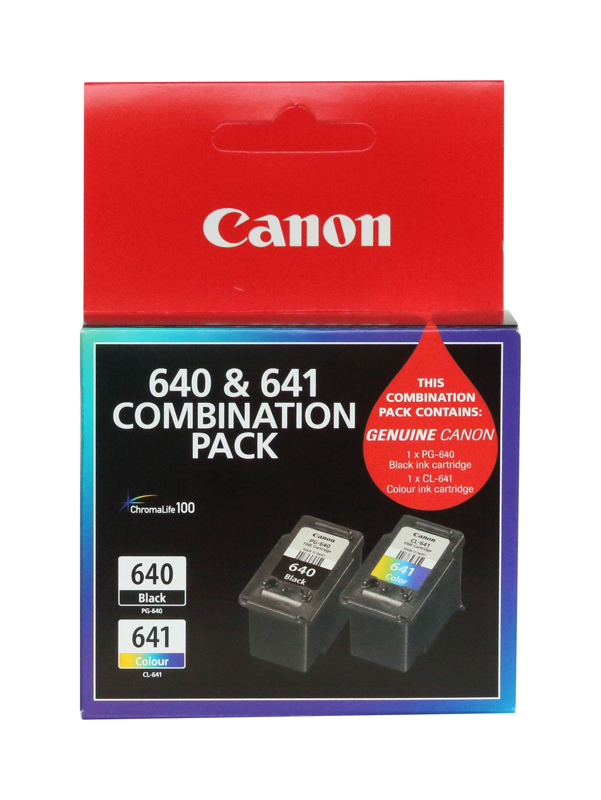 Canon Combination Ink Cartridge - PG640CL641CP (Black and Colour) image